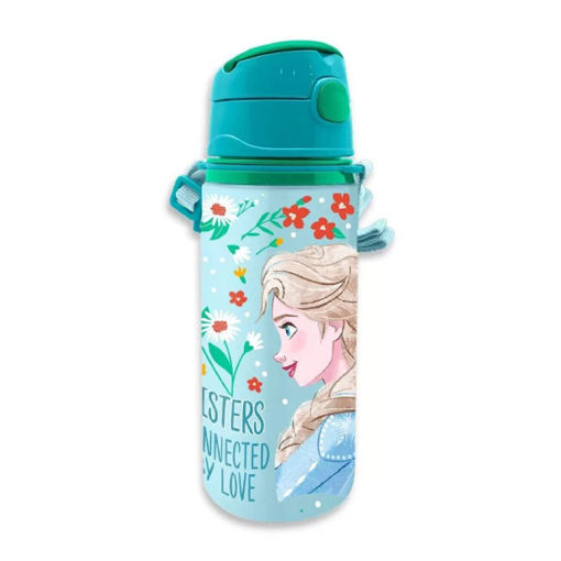Picture of Disney Frozen Enchanted Aluminium Bottle with Strap 600ml